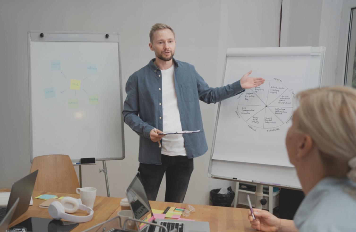 Групповая работа на семинаре по финансовым переговорам